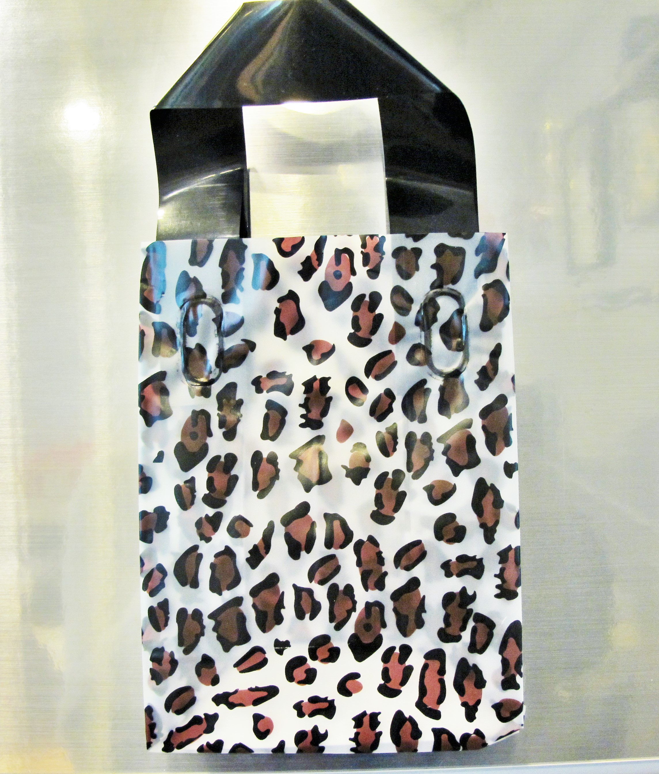 Plastic Shopping Bag (5" x 3" x 7")