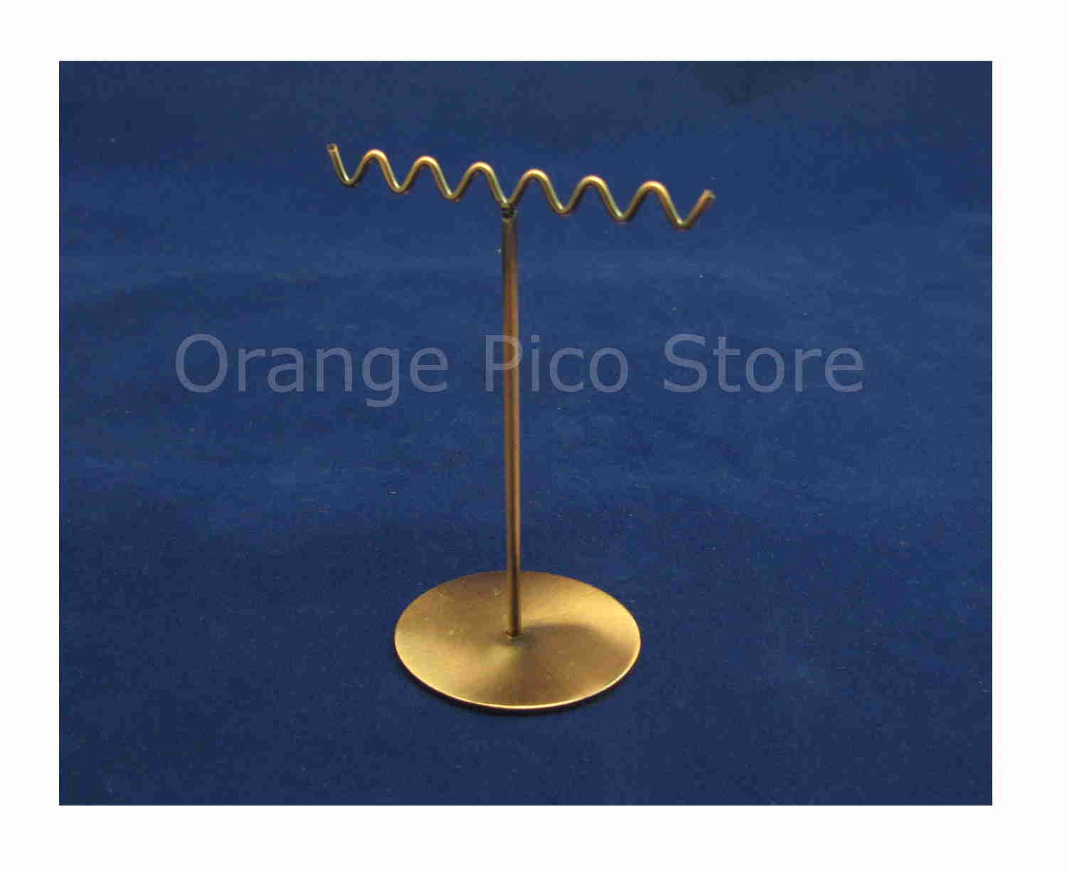 Copper Metal Single Tier T-Bar Earring Display