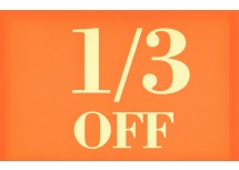 1/3 OFF Deal Sign