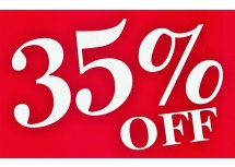 Pricing Sign: 35% OFF