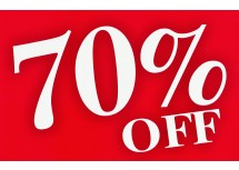 Pricing Sign: 70% OFF