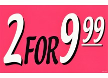 2 FOR 9.99 Deal SIgn