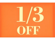 1/3 OFF Deal Sign