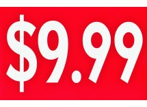 Pricing Sign: $9.99
