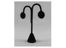 Black Velvet Lamp Style Earring Post