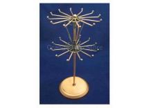 Copper Metal Rotating Wire Jewelry Display