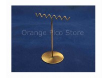 Copper Metal Single Tier T-Bar Earring Display